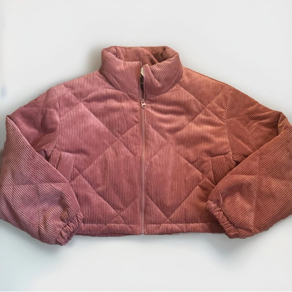 Love tree puffer jacket Pink Large